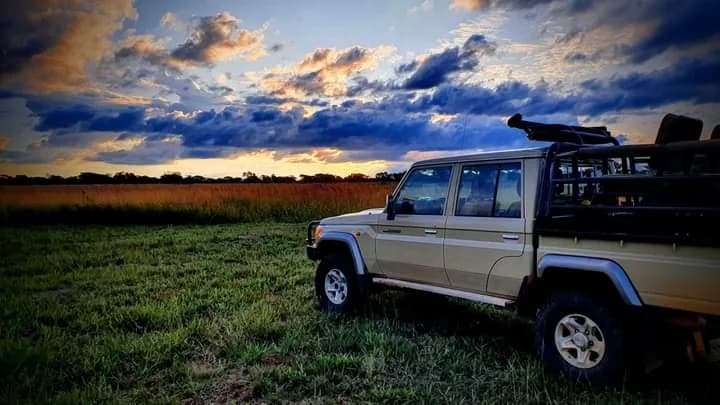 Professional hunter in the South African bushveld