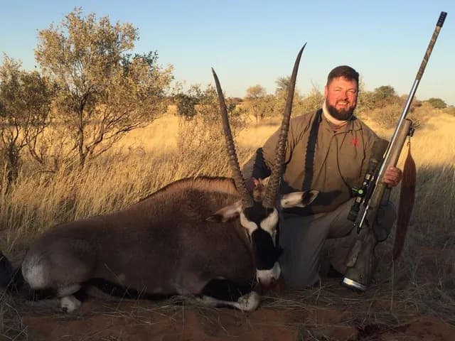 Kalahari Gemsbok Bull with Rapier Horns