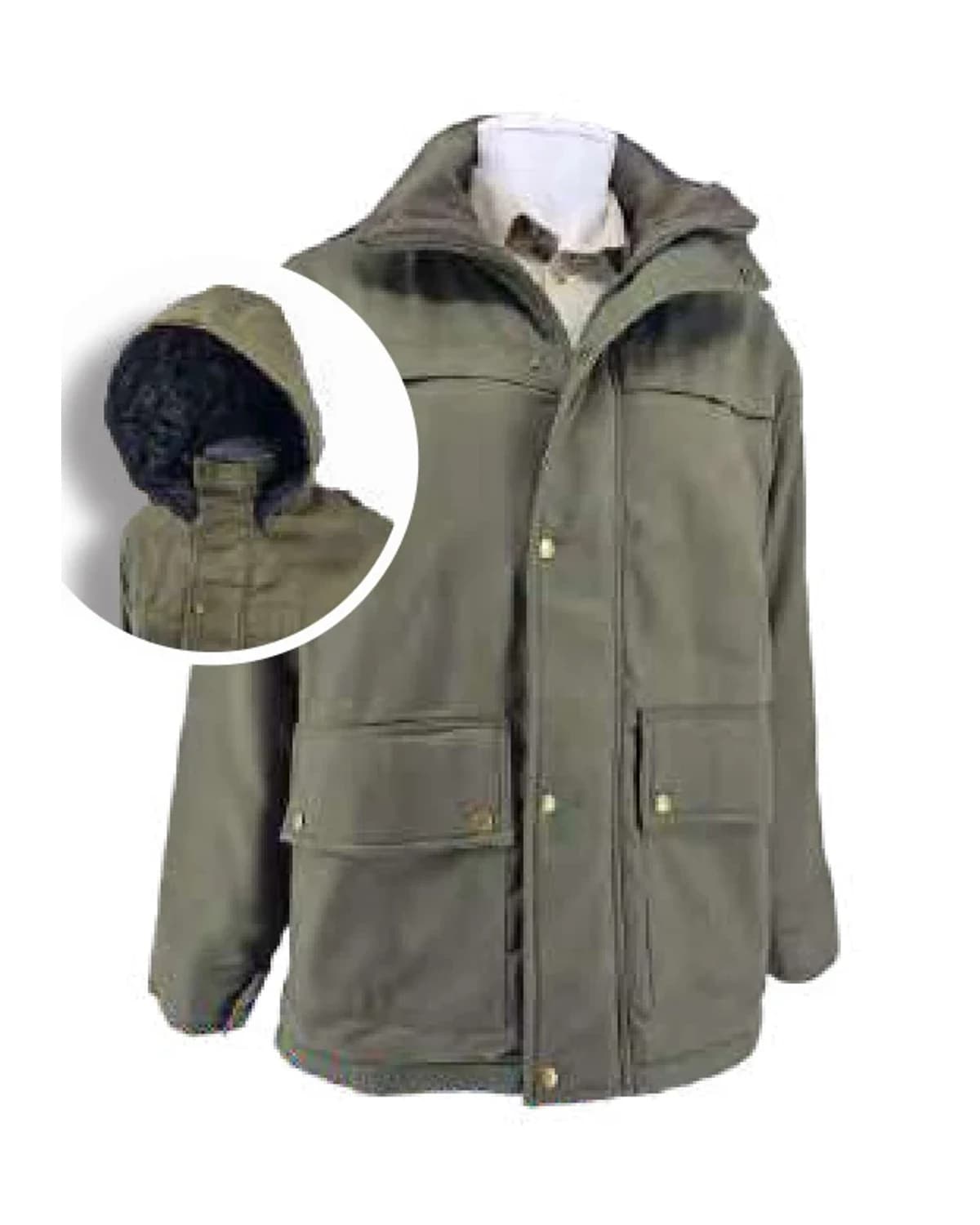 Men's Softshell Jacket with Front Zip Pockets - Grey