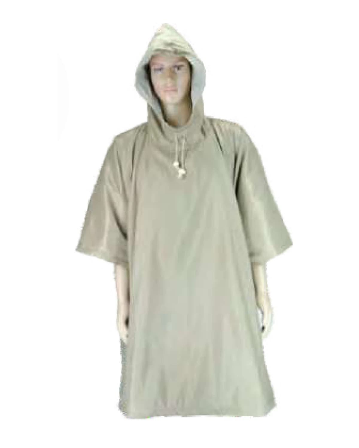 Safari Poncho - Closed Neck Polar Fleece Lined (Knee Length)