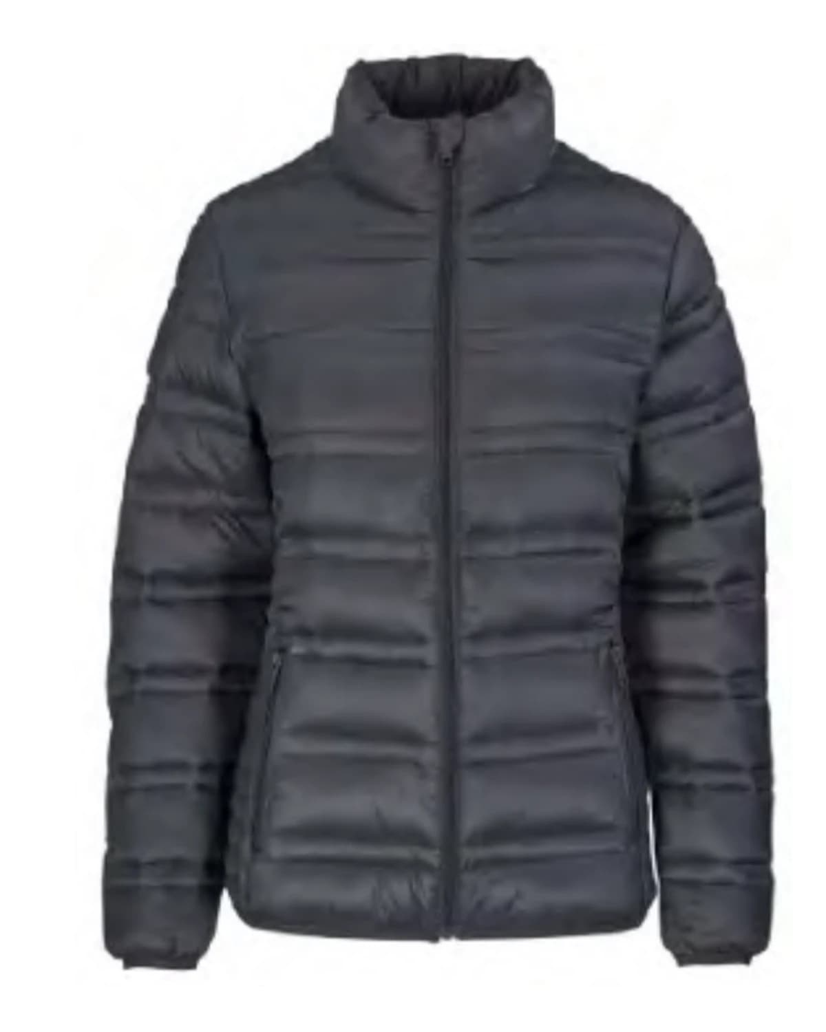 Ladies Deluxe Puffer Jacket with Metal Zip & Pockets