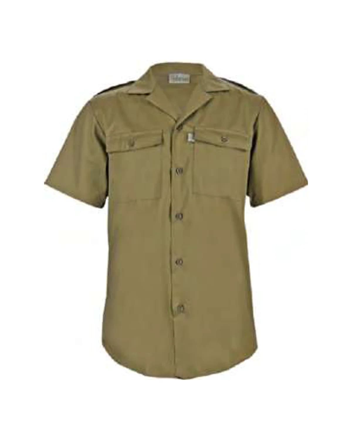 Men's Tracker Bush Shirt - Gladneck Short Sleeve with Epaulettes