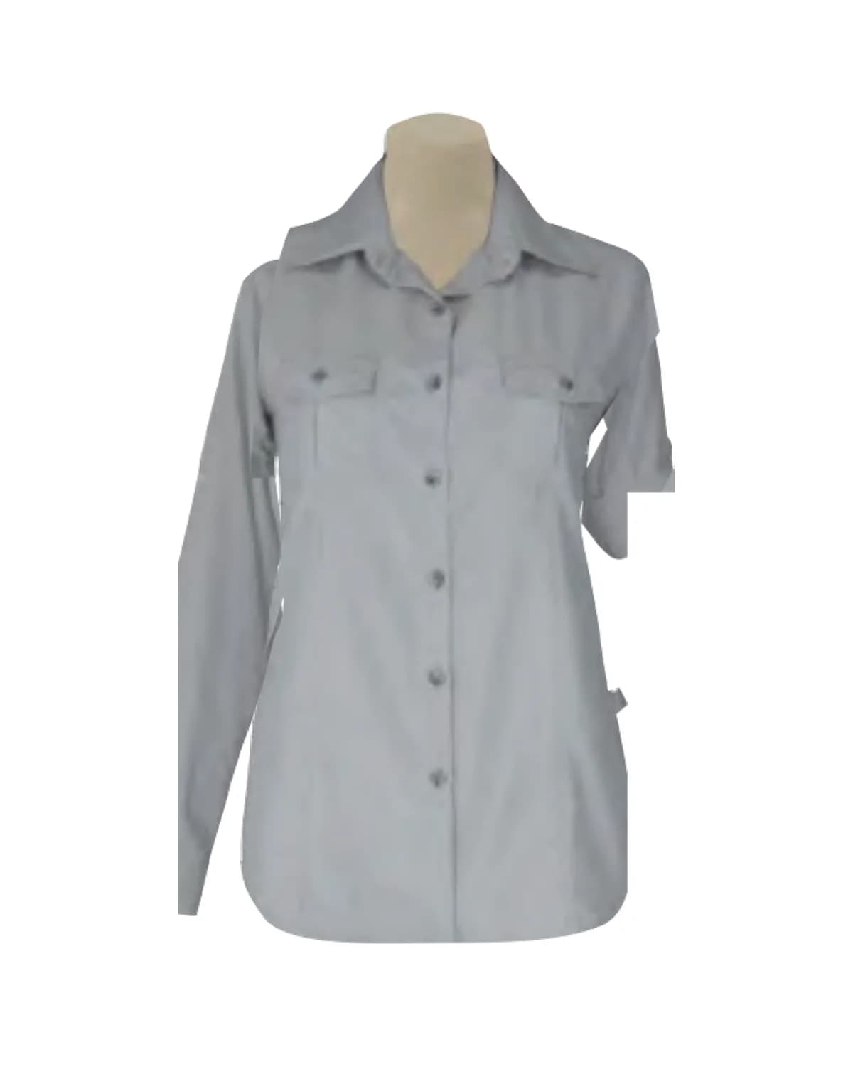 Ladies Classic Shaped Bush Shirt with Back Vent