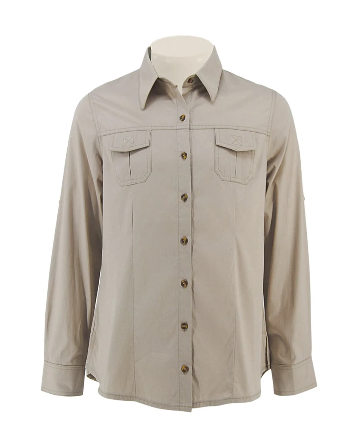 Ladies' Bush Shirt:  Long-Sleeve (Cotton)