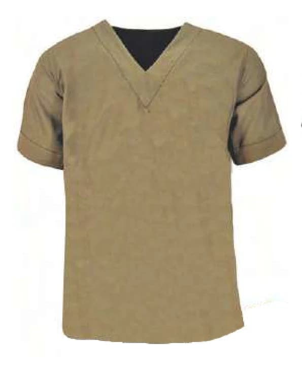 Unisex V-Neck Tunic - Short Sleeve