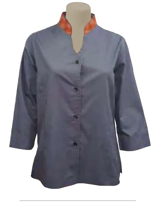 Ladies Half-Elasticated Skirt with Button & Zip