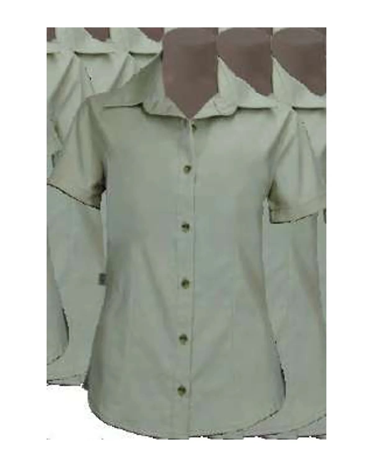 Ladies Classic Shaped Bush Shirt - Short Sleeve