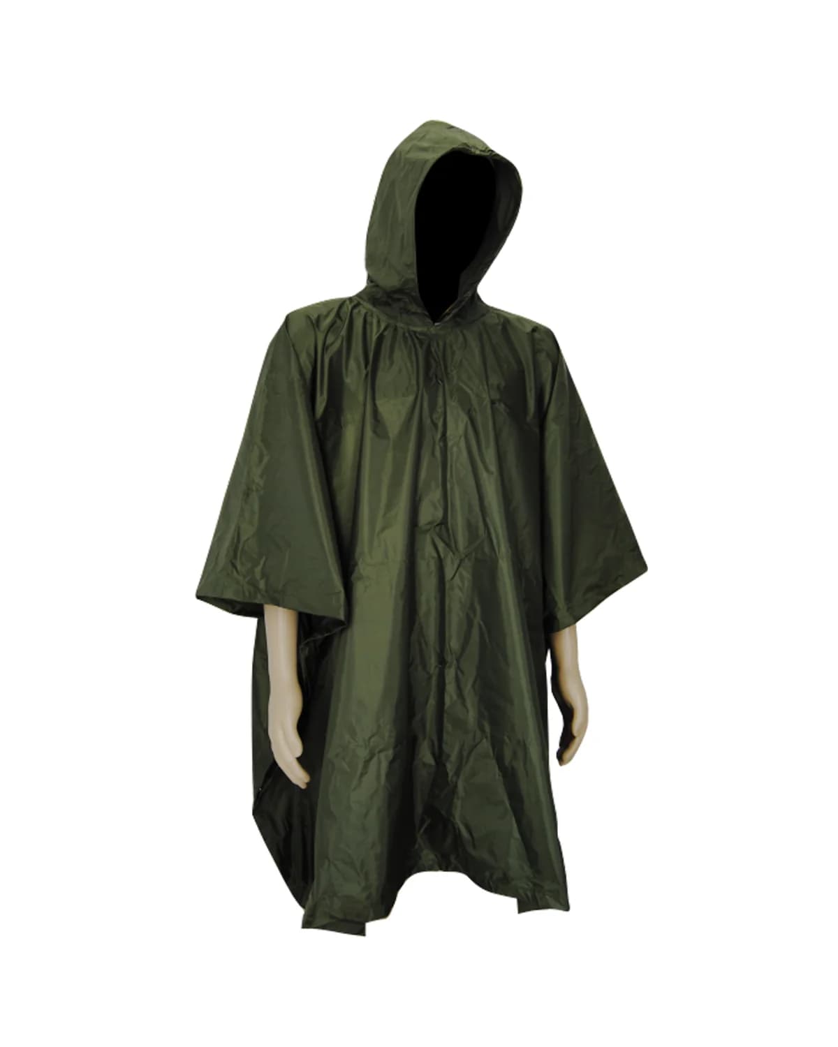 Unisex Polar Fleece Lined Poncho: 1.2m Calf Length
